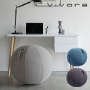 【先着】最大400円OFFクーポン有！ バランスボール シッティングボール ルノラ シェニール Vivora Sitting Ball Luno Chenille 65cm （ エクササイズボール ヨガボール ジムボール アンチバースト カバー付き 空気入れ付き ノンバースト ポンプ付き ） 【39ショップ】