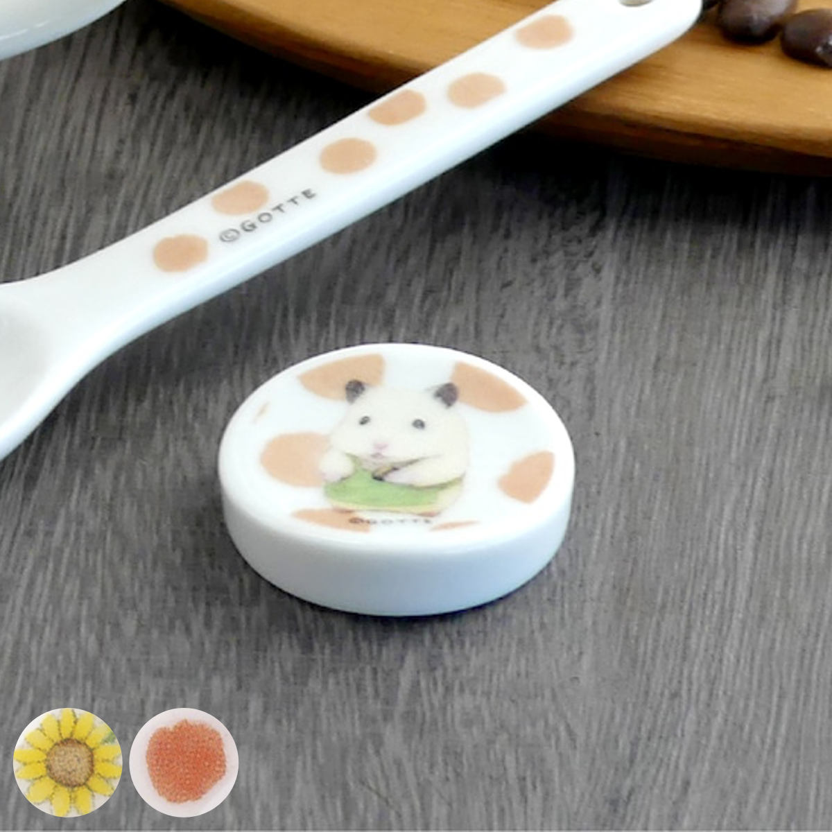 箸置き 助六の日常 （ カトラリーレスト 箸置 磁器 丸 日本製 カトラリー かわいい 癒し キャラクター グッズ ）【39ショップ】