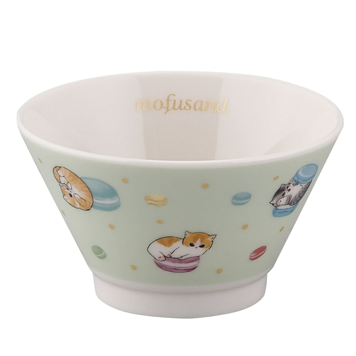 鉢 小鉢 モフサンド （ 10cm 200ml 食洗機対応 電子レンジ対応 磁器 日本製 ボウル 器 うつわ 食器 スイーツにゃん mofusand キャラ キャラクター かわいい ）【39ショップ】 interior-palette-10199816 インテリアパレット サンプル画像3