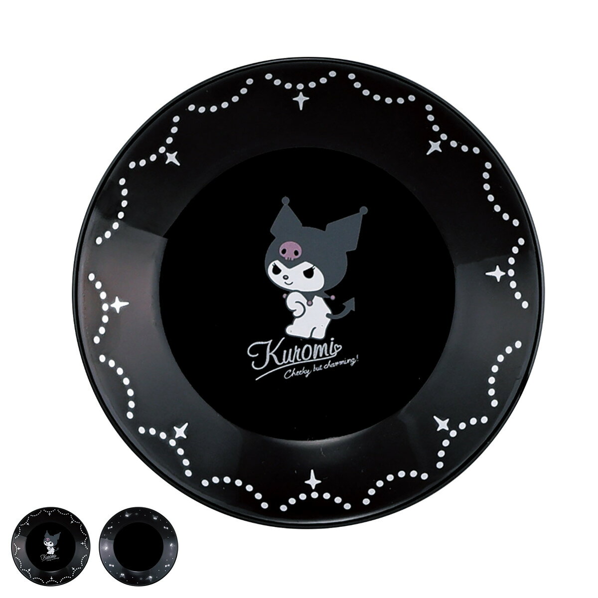 クロミちゃーん　黒い四角形の皿 533238ip.jpg