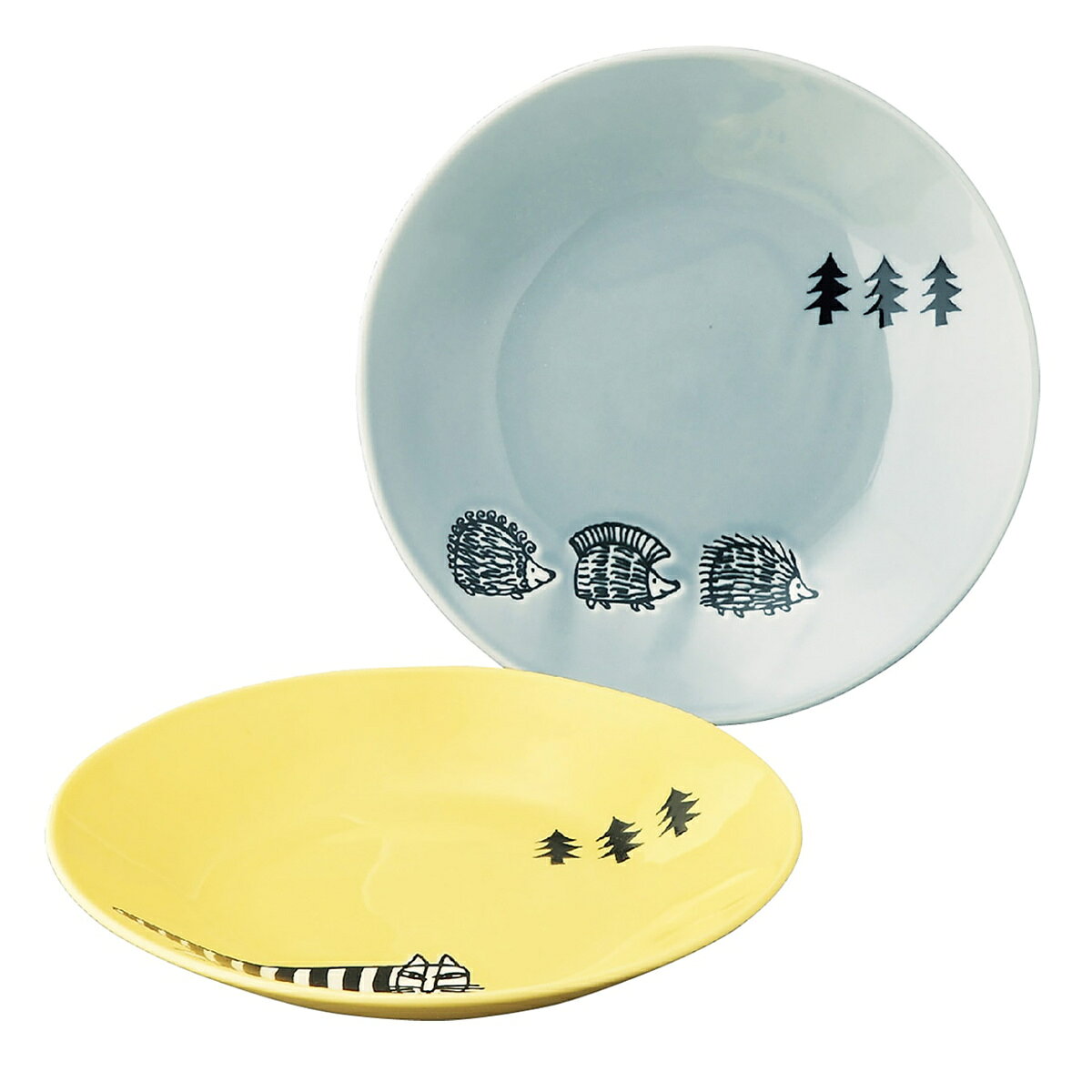 プレート LISA LARSON ペアパスタプレートセット （ 22cm 2枚入 ペアセット 陶磁器 食洗機対応 電子レンジ対応 日本製 皿 お皿 食器 食器セット リサ・ラーソン stroll ストール 北欧 おしゃれ かわいい ）【39ショップ】