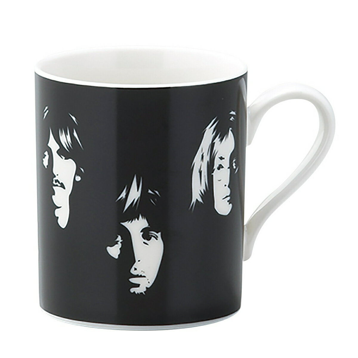 マグカップ THE BEATLES マグ （ 320ml 食洗機対応 電子レンジ対応 磁器 マグコップ カップ 食器 日本製 ビートルズ フェイス プリント おしゃれ グッズ ）【39ショップ】