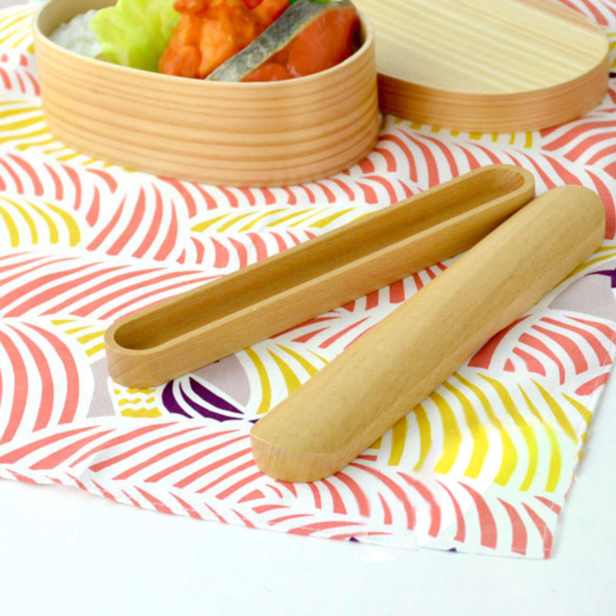 箸箱 くりぬき箸箱 小 21cm 木製 Naturalist ( 箸ケース お弁当グッズ 木製箸箱 ケース ランチグッズ お弁当用箸 )【39ショップ】