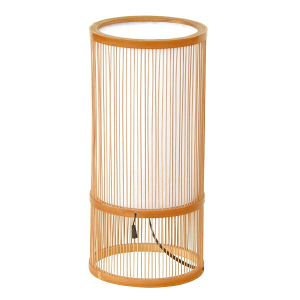 スタンドライト 竹製行灯筒型 千筋 LED 対応 照明 間接照明 （ 送料無料 照明器具 フロアラン ...