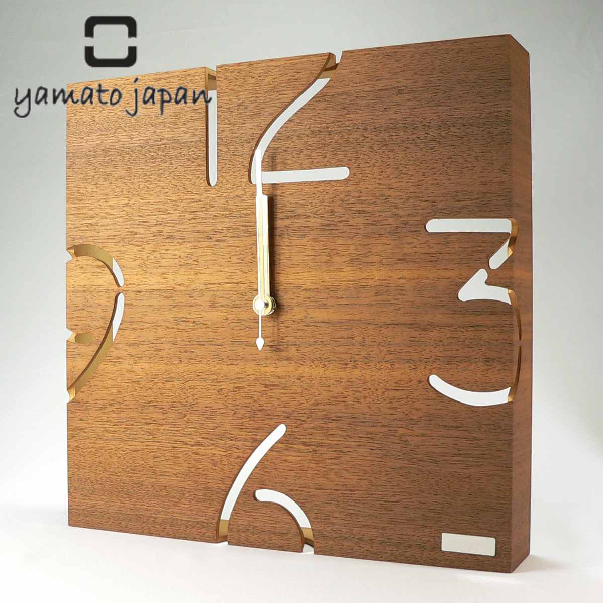 掛け時計 ヤマト工芸 yamato PUZZLE WALL ウォールナット