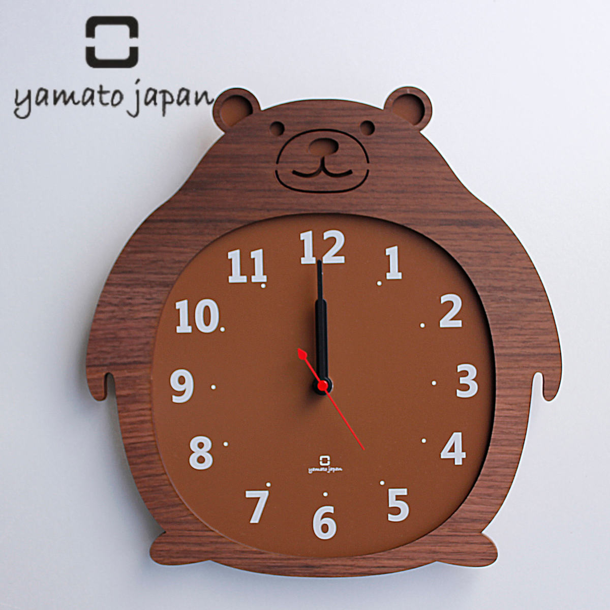 掛け時計 ヤマト工芸 yamato Clock Zoo クマ