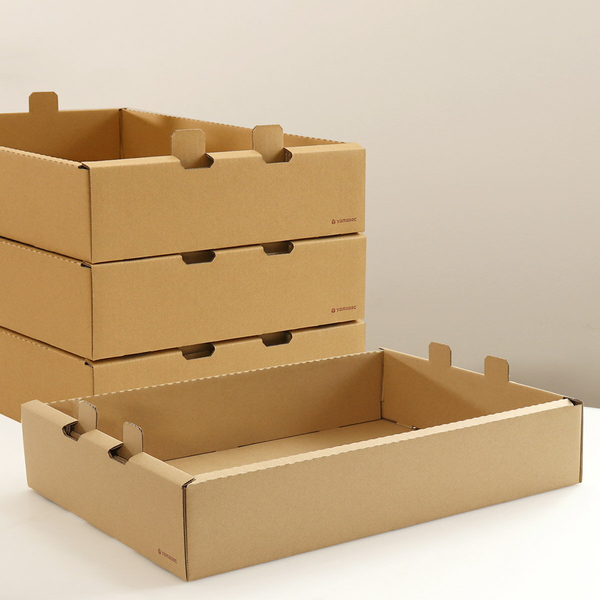 ばんじゅう フードコンテナー ダンボール製 10枚セット もち箱 組み立て ( 番重 段ボール フードコンテナ イベント パン スイーツ 収納 軽量 積み重ね ...