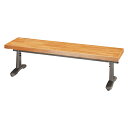 屋内用ベンチ 背なし 幅150×奥行40×高さ40.5cm YB-57L-WN ( 法人限定 送料無料 山崎産業 コンドル ベンチ 屋内用 背無し いす イス ...