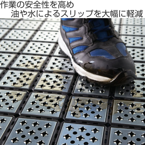 マット 防滑 業務用 本駒 ノンスリップ メタルグリップ 30×30cm （ コンドル 山崎...