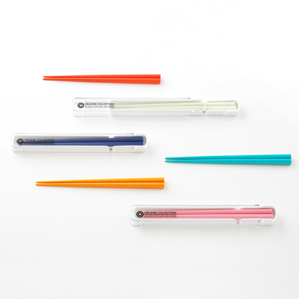 箸 18.0cm OC 塗箸&ケース ( 箸&箸箱セット 箸&箸ケース お箸 箸ケース ケース セット はし 弁当 お弁当 スライド式 折れ曲げ式 持ち運び お...