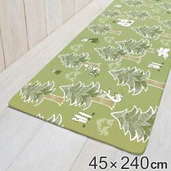 キッチンマット 240cm 拭ける PVC 45×240cm ムーミン ブート