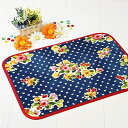 バスマット 45×60cm バスフレンド ( お風呂マット 足拭きマット 滑り止め 洗濯可 浴室マット 洗える 45×60 ビクトリア レース ドット フルール )【39ショップ】