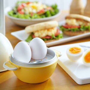 ゆで玉子調理器 レンジでかんたん たまごじょうず ( ゆで卵調理器 ゆで玉子作り 電子レンジ用 ゆで卵 ゆで玉子 ゆでたまご 半熟玉子 半熟卵 ゆで卵作り キッチン便利グッズ 便利小物 キッチン用品 )【39ショップ】