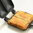 ホットサンドメーカー ダブル ガス火専用 フッ素樹脂加工 ( フライパン ホットサンド 両面焼き 両面焼きフライパン 調理器具 キッチン用品 キッチン雑貨 アウ...