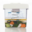 漬物容器 ニューキッチンベーシック コンパクトな漬物器 ( 漬物器 漬け物容器 つけもの容器 野菜漬け 浅漬け 浅漬 容器 ドアポケット 冷蔵庫 コンパクト プ...