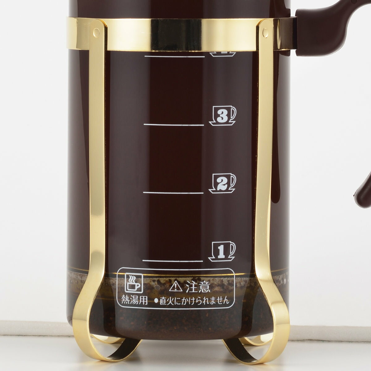 コーヒープレス ティーサーバー 750ml モカブラウン 強化ガラス （ コーヒーメーカ...