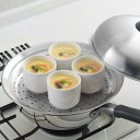 蒸し皿 24〜26cm用 フライパンにのせて簡単蒸しプレート ドーム型 日本製 ( 蒸し器 蒸し目皿 調理用品 蒸し鍋 蒸しプレート 調理器具 ステンレス製 キ...