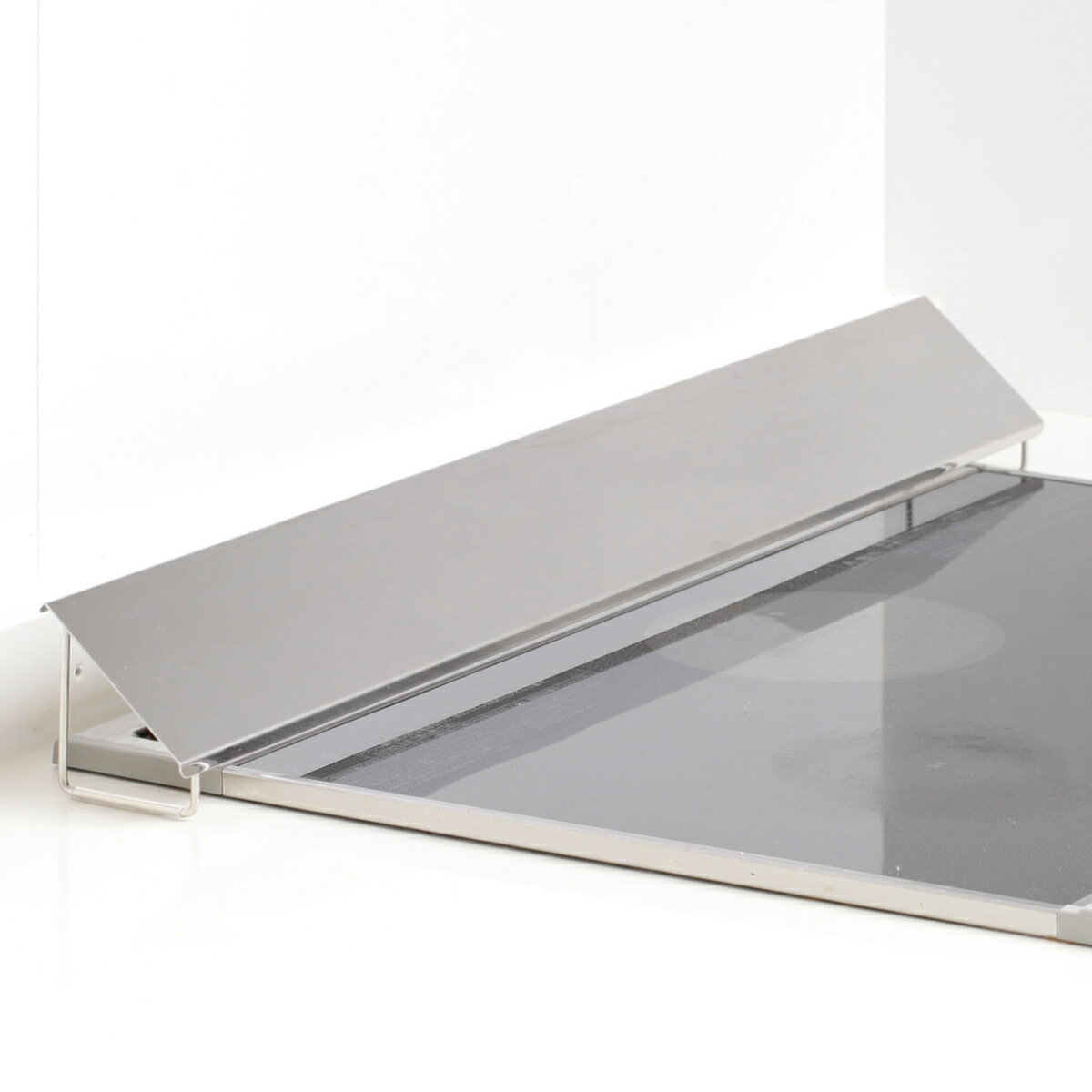 排気口カバー ステンレス排気口カバー ツヤあり 幅60cm用 （ 日本製 排気口用カバー 排気口ガード ステンレス 60cm コンロカバー ビルトインコンロ コンロ奥カバー グリルカバー 排気口 カバー ガード レンジガード 油はねガード ）【39ショップ】