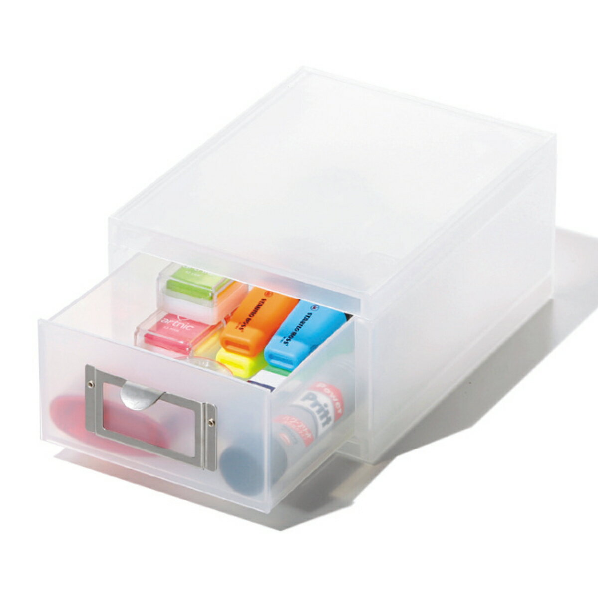 収納ボックス 引き出し プラスチック MX-60 A6 サイズ 浅型 収納 日本製 ( 小物収納 収納ケース ケース ボックス 引出し 小物ケース 文房具 小物...