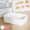 収納ボックス ワイド浅型 カラーボックス インナーボックス 収納 日本製 ( 幅38×奥行27.3×高さ13cm 収納ケース プラスチック 小物収納 ボックス ...