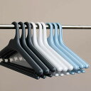 滑らないハンガー ハンガー 10本組 42cm すべらない 滑り止めがついた衣類ハンガー Midline メンズ ( 衣類ハンガー ジャケットハンガー 男性 セ...