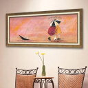 アートパネル サムトフト 『スニーキー ワン』 95×43.5cm ( 絵画 絵 アート インテリア 額 額入り 壁掛け 犬 動物 傘 ポスター アートフレーム...