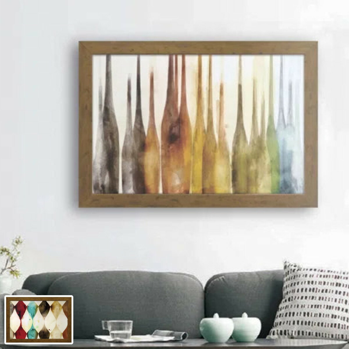 Rakuten - アートパネル エドワード セルカーク 101.5×71cm （ 絵画 絵 アート インテリア 額入り 壁掛け おしゃれ ゲル加工 抽象画 ポスター アートフレーム アートポスター 額付き 抽象絵画 ）【39ショップ】