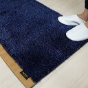 洗えるキッチンマットロングマット　北欧50×120cm　日本製calmland（カームランド） 濃紺 Ward Robe（ワードローブ）