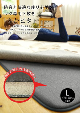 ふかぴた ふかピタ 【サイズ170×230cm】下敷き専用 洗える ウォッシャブル ラグマット カーペット ラグ 敷物 じゅうたん 絨毯 滑り止め 防音 リビング ラグマット 新生活