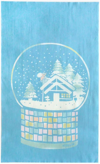 にじゆら 手ぬぐい snow dome [everyday 60 tenugui]