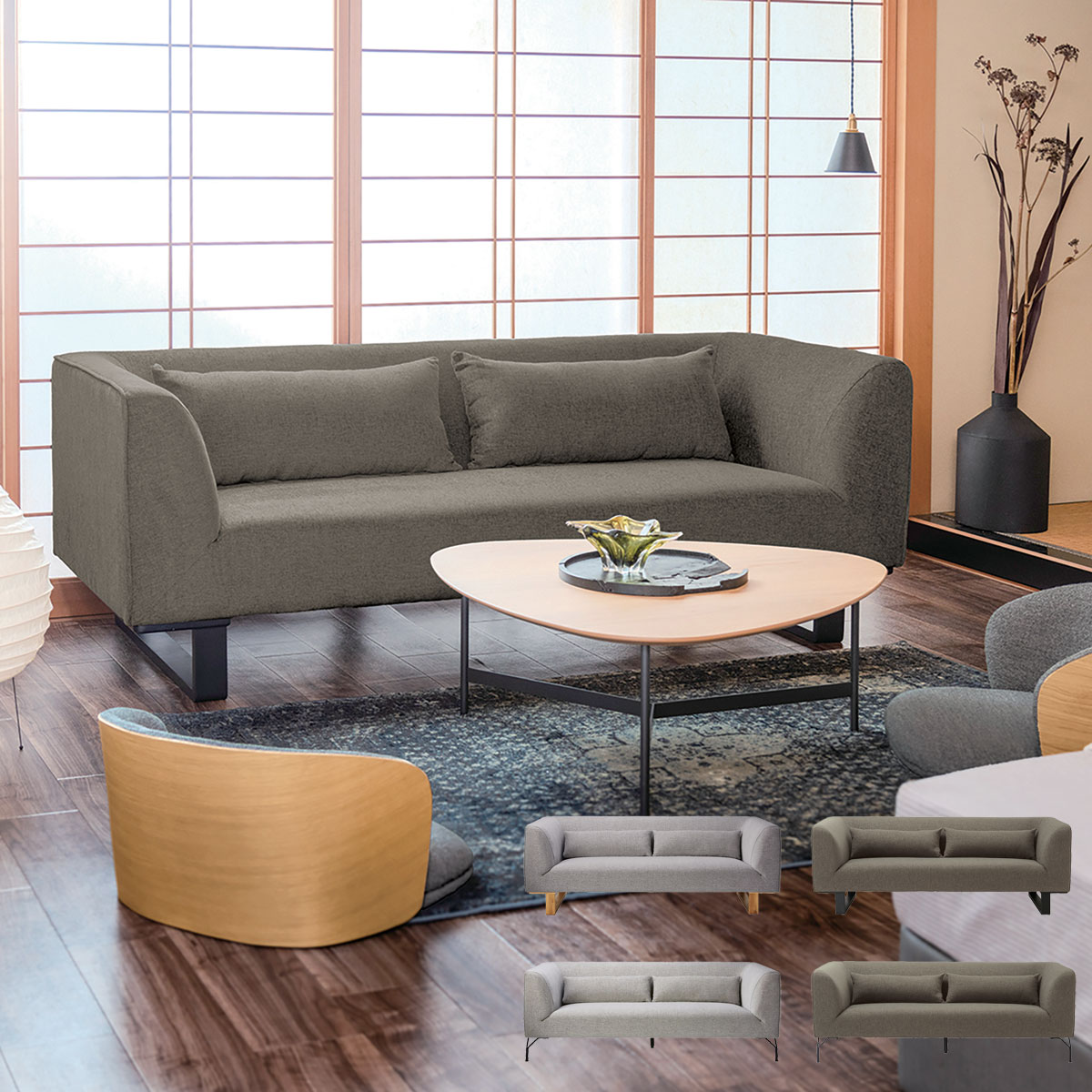 チェリーファニチュア ソファ 3P 189幅 LS-405F