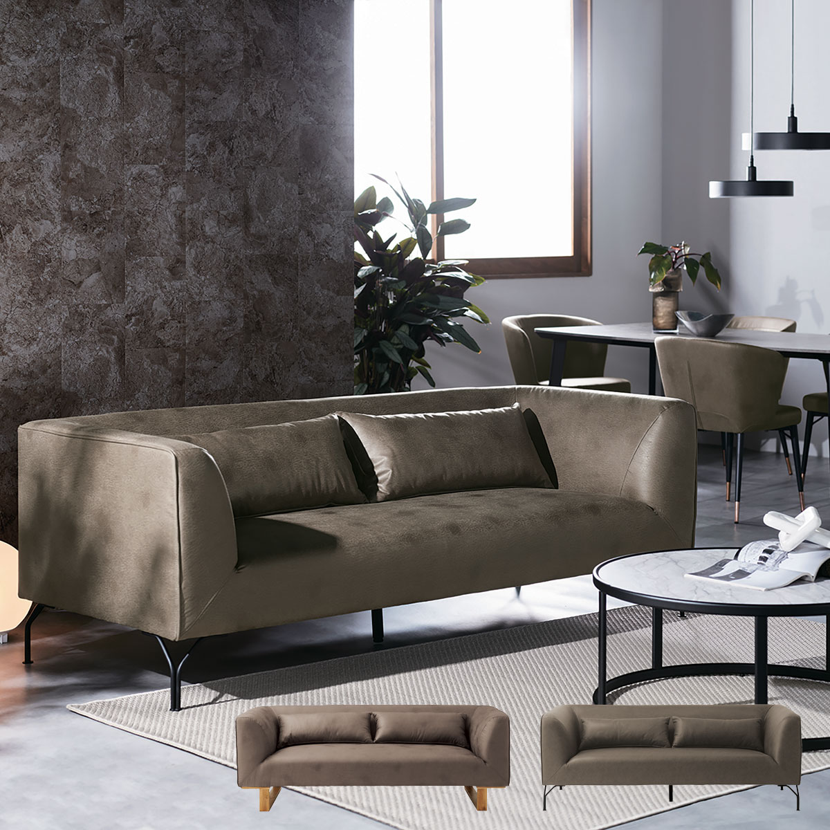 チェリーファニチュア ソファ 3P 189幅 LS-405-Lex