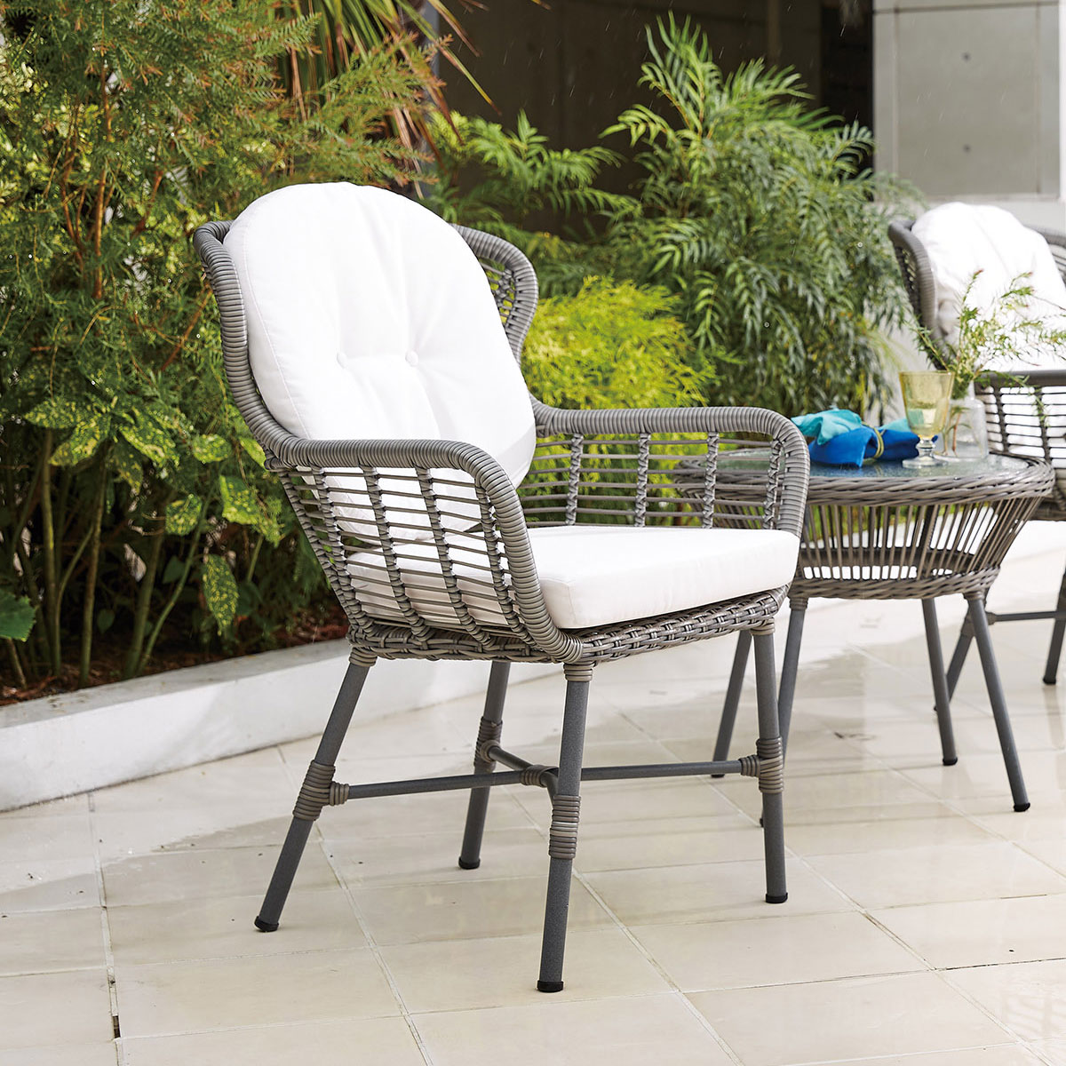 1P ソファ Caron カロン アームチェア 屋外対応クッション仕様