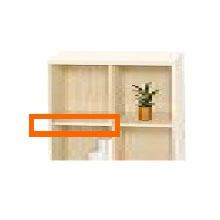 乐天商城 - valvanne バルバーニ オプション 棚板 DD-BT60 幅60用 DD-B602用 可動棚 書棚 在宅 国産 日本製 5色対応