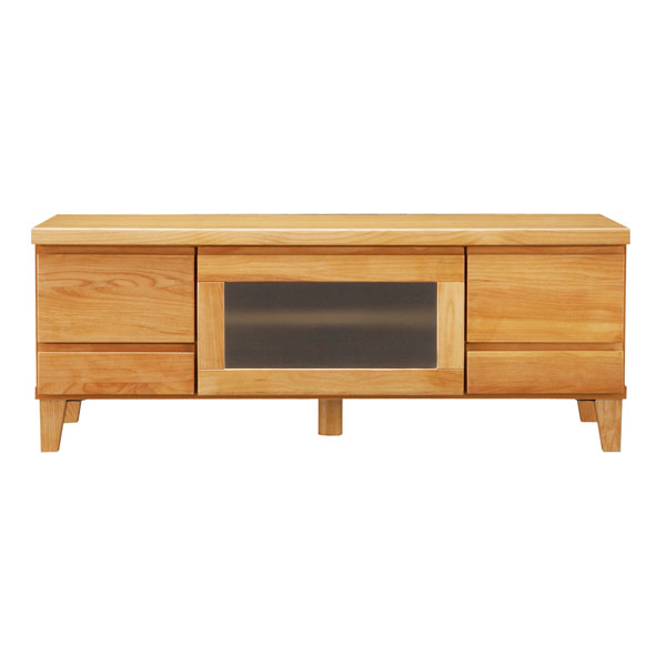 樂天商城 - リビング 収納 テレビ台 110cm幅 完成品 ローボード プルマ 110TV ナチュラル ブラウン 完成品
