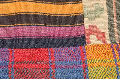 【送料無料】オールドキリムクッションカバー 手織りウール100% キリム クッションカバー G-3 [3]