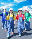 キッズデニムサロペット 子供パンツ ダンス衣装 半袖Tシャツ+サロペット+靴下3点セット ダンス衣装 オーバーオール チア ガールズ 応援団 男女兼用 子供服 ...