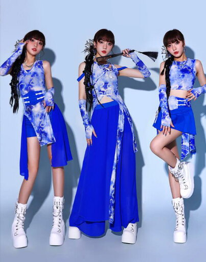 ジャズダンス衣裳 中華風レディースダンス衣装 ヒップホップ ジャズ セクシー系 ストリート ショート丈 袖なしトップス 青 龍プリント 改良 チャイナドレス チアダンス JAZZ ダンスウエア ステージ衣装 団体 ダンスウエア JAZZ HIPHOP ダンス 衣装 文化祭 イベン出演服 ジャズダンス衣裳 中華風レディースダンス衣装 ヒップホップ ジャズ セクシー系 ストリート ショート丈 袖なしトップス 青 龍プリント 改良 チャイナドレス チアダンス JAZZ ダンスウエア ステージ衣装 団体 ダンスウエア JAZZ HIPHOP ダンス 衣装 文化祭 イベン出演服