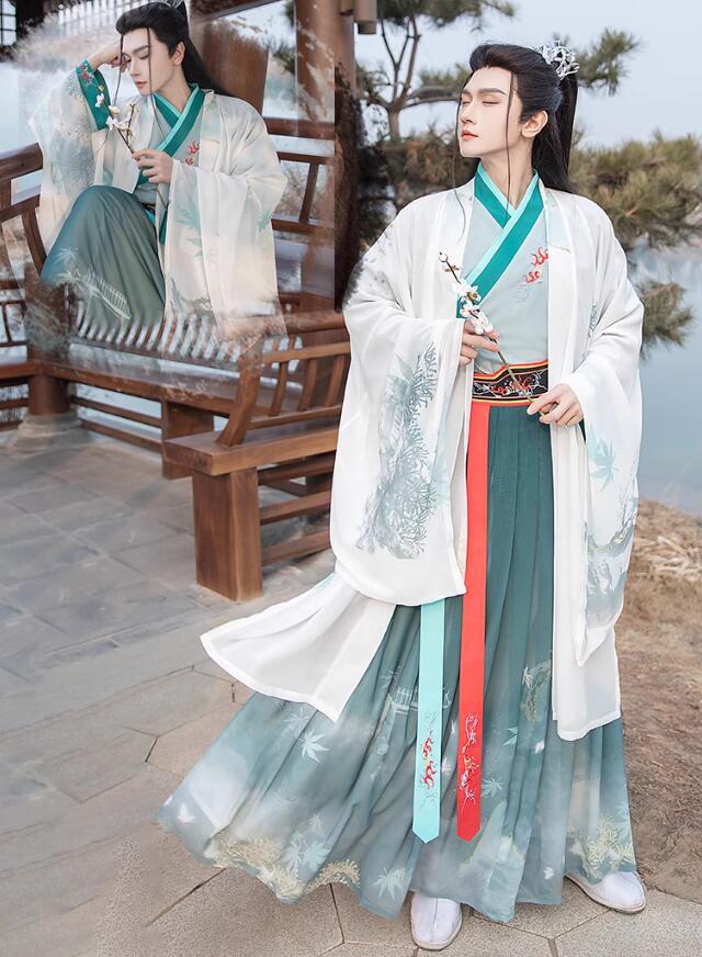 メンズ中華古風コスプレ衣装 コスプレ漢服 刺繍 チャイナ舞台ステージ服 ハロウィン クリスマス仮装変装イベント学園祭 華流 交差襟 古典 舞台チャイナ服衣装 プリント おしゃれ 華流 舞台 ステージ 撮影衣装 学園祭 ステージ衣装 時代劇 コスチューム S M L XL