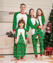 クリスマスパジャマ ルームウェア クリスマスツリー クリスマス衣装 親子ペアパジャマ パジャマ カップル メンズ/レディースルームウェア ベビー 子供 ママ パパ 家族お揃い 長袖パジャマ上下セット 写真撮影 Christmas 春秋tシャツ 家族部屋着長袖パジャマ