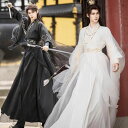 ハロウイン衣装 中華コスプレ衣装 男女兼用 コスチューム 暗黒 白 金色の刺繍 振袖 中華衣裳 メンズ レディース 中国古代服装 交差襟 仙侠 武侠 侠客 中華時代劇 全身コスチューム漢服 チャイナ服コスチューム 華流 ハロウィン 衣装 振袖 羽織 古典時代劇 仮装 変装