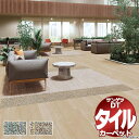 サンゲツ タイルカーペット DT-5070 F-eco グリッチル 中京間4.5畳(273x273cm) 目安 36枚1組 /一枚のサイズ:50cm×50cm(3)