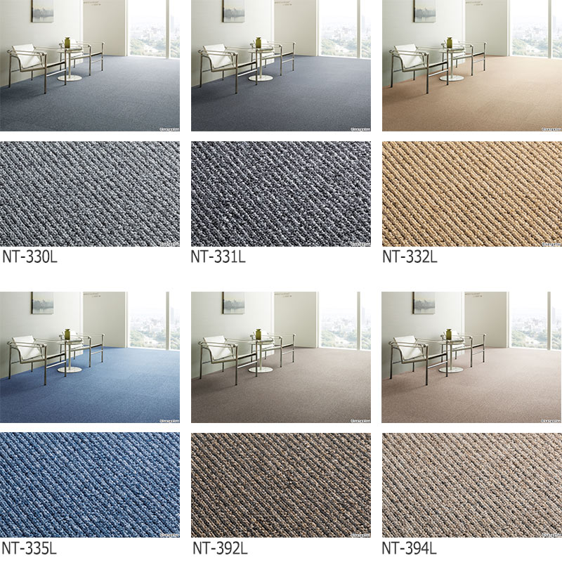 サンゲツ タイルカーペット NT-350L ライン 団地間3畳(170x255cm) 目安 24枚1組 /一枚のサイズ:50cm×50cm [3]