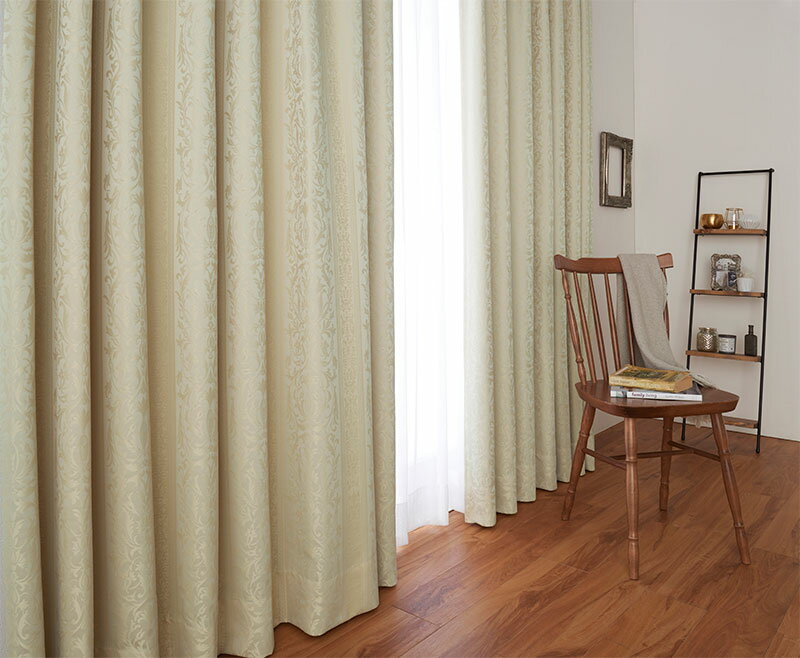 オーダー カーテン アスワン セラヴィ C2051 ハイグレード縫製 約1.5倍ヒダ 幅333×高さ160cm迄 [3]