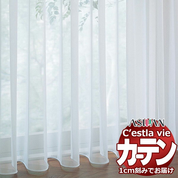 オーダー カーテン アスワン セラヴィ C2193M ウェイトテープ縫製 約2倍ヒダ 幅150×高さ181cm迄
