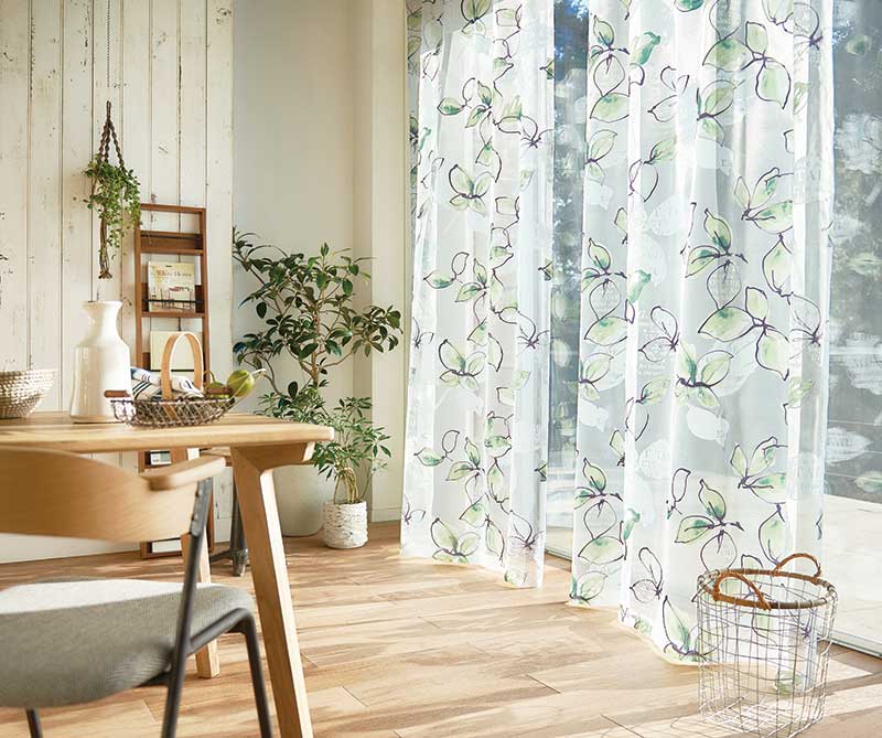 カーテン プレーンシェード アスワン セラヴィ C'estlavie pure Soft E9049 形態安定加工(スタイリッシュウェーブ縫製) 約2倍ヒダ 375×300cmまで [3]