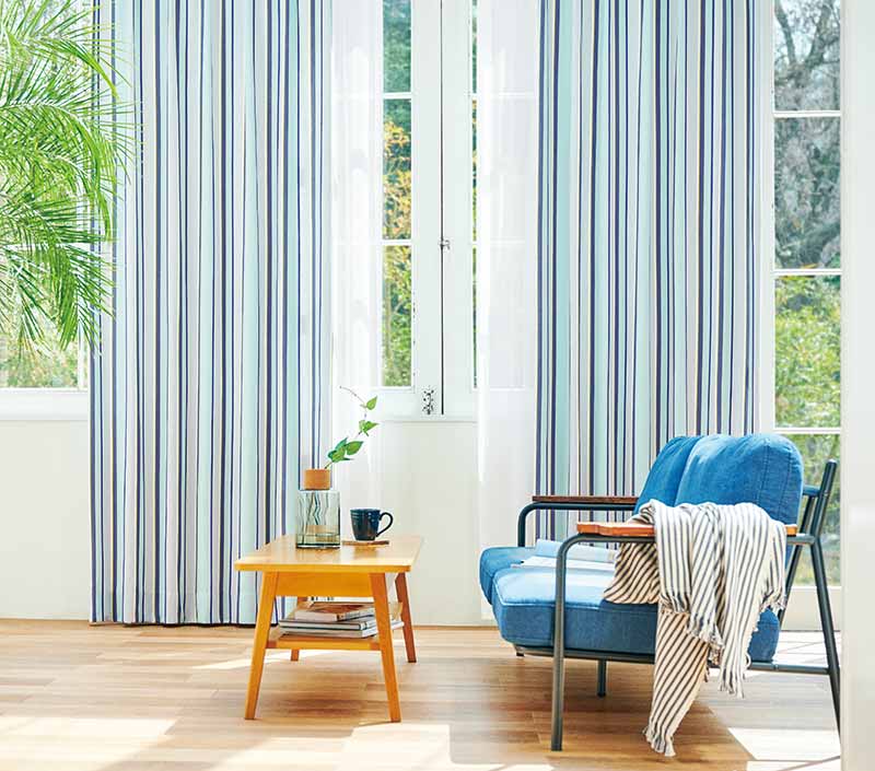 カーテン＆シェード アスワン コーデ ドレープ / Drape S1105〜S1106 形態安定加工 約1.5倍 幅300x高さ280cmまで