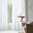 【スーパーSALE】カーテン 高級オーダーカーテン 本物主義の方へ、川島セルコン filo Lace & Plains COORDINATION モデラッソ FF5329 スタンダード縫製 約2倍ヒダ レース ヨコ使い・裾刺繍 幅200cm×丈240cm迄(3)