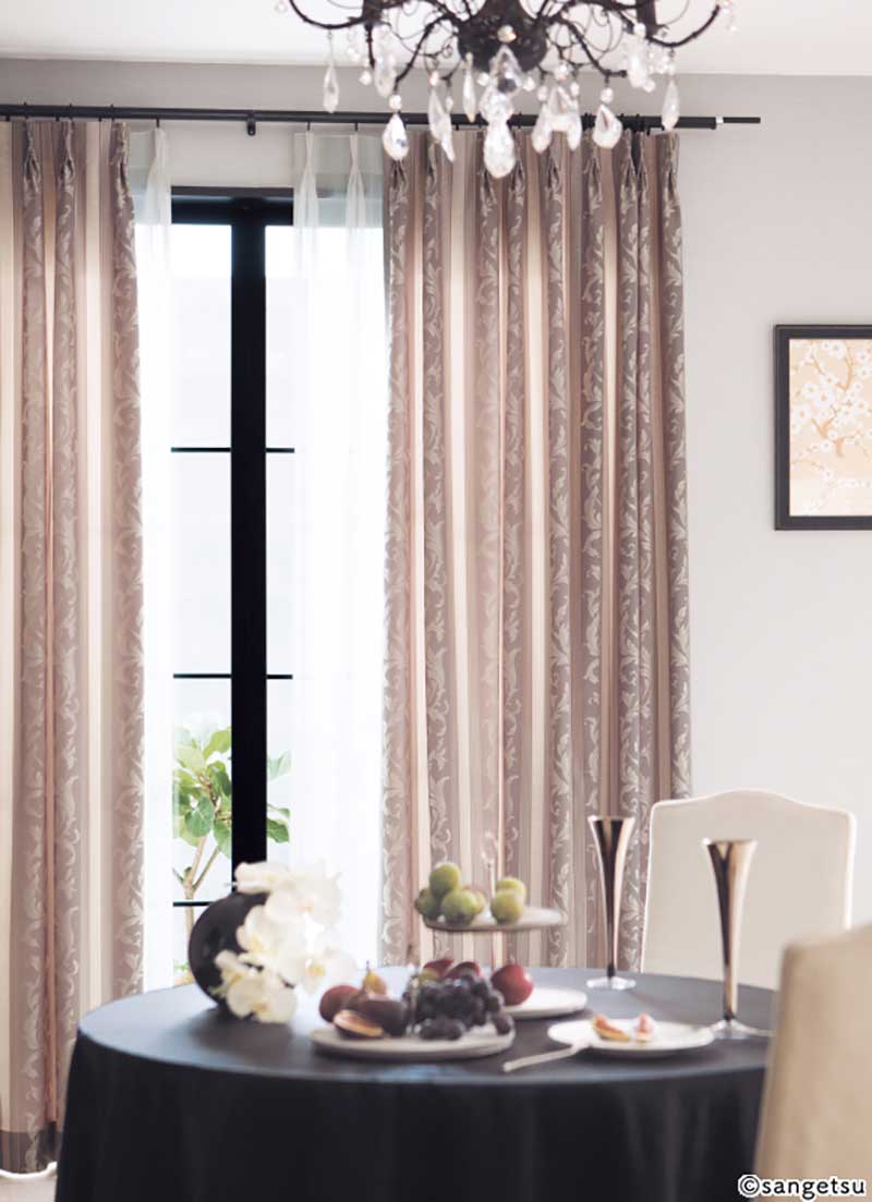 カーテン&シェード サンゲツ AC Luxury AC2207 【標準】LP仕様(形態安定加工)約2倍ヒダ 幅444x高さ100cmまで [3]