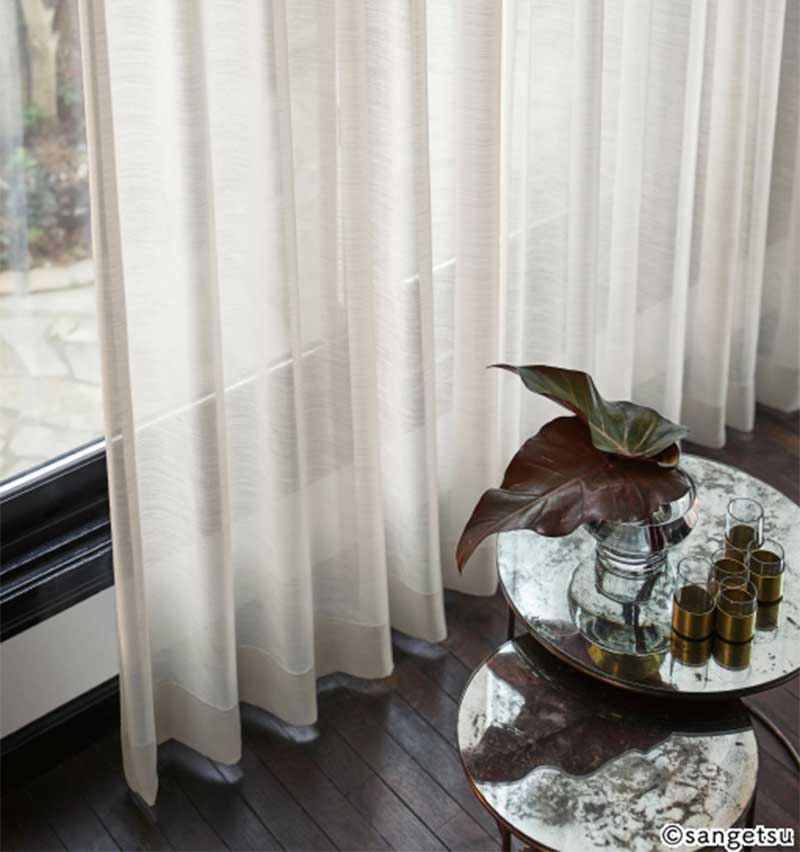 カーテン プレーンシェード サンゲツ EDA BF4761〜BF4763 SS仕様(スタンダード) 約2倍ヒダ 幅150×丈160cmまで [3]